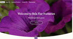 Desktop Screenshot of belaflornurseries.com